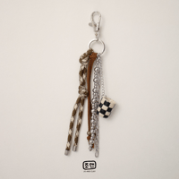 Image 3 of B&W CHECKERED CHARM 4 - Preorder