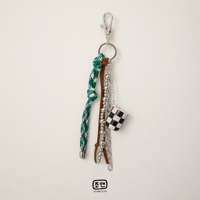 Image 1 of B&W CHECKERED CHARM 4 - Preorder