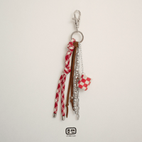 Image 4 of RED CHECKERED CHARM - Preorder