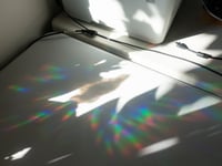 Image 4 of tropical chiikawa sunfish suncatcher sticker