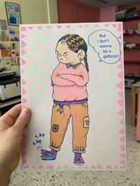 Image 3 of But I don't wanna be a girlboss!- A4 Risograph Poster