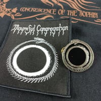 Image 3 of MOURNFUL CONGREGATION "CONCRESCENCE OF THE SOPHIA" T-SHIRT + BADGE + PIN DEAL