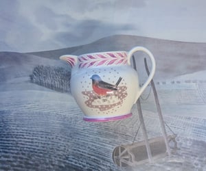 Ravilious Christmas robin jug