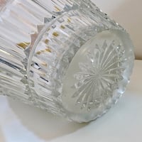 Image 10 of Seau à glaçons en verre rétro et anses dorées - seau à glace vintage 1960