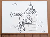 Image 1 of Original "Rapunzel y el visitante"