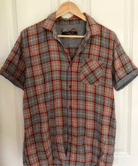 Image 2 of Memory Flowers custom created from a clients loved ones stunning flannel dress shirt