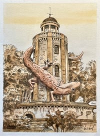 Image 2 of The Gecko and the Water Tower (Original work)