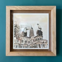 Image 1 of The Toucans and the Basilica of Saint-Sernin (Original work)