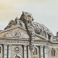 Image 3 of The Panther on the Capitol (Original work)