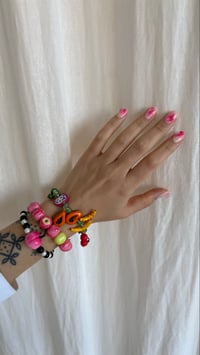 Image 2 of Pink Cherry Bracelet
