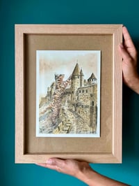 Image 1 of The Cat and Carcassonne (Original work)
