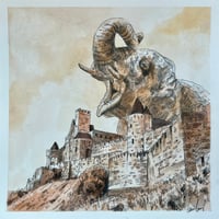 Image 2 of The Elephant and Carcassonne (Original work)