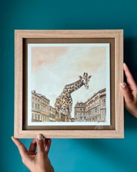 Image 1 of The Giraffe and the Roofs of Toulouse (Original work)