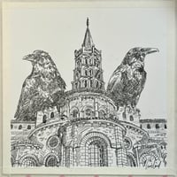 Image 2 of The Crows on the Basilica of Saint-Sernin (Original work)