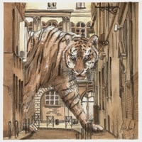 Image 2 of The Tiger in the Streets of Toulouse (Original Work)