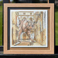 Image 1 of The Tiger in the Streets of Toulouse (Original Work)