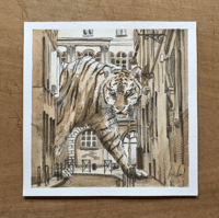 Image 3 of The Tiger in the Streets of Toulouse (Original Work)