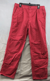 Image 1 of Vintage J.H. Breakers by Thomson Red Straight Leg Jeans Size 35/30 (35/32) Mens 10522