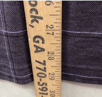 Image 5 of Van Heusen Short Sleeve Purple Collar Knit Polo Size M Mens Casual Wear10204