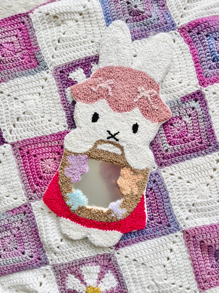 Image of Springtime Bunny ππ - Rug Mirror