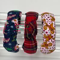 Image 1 of Christmas Topknot Headbands