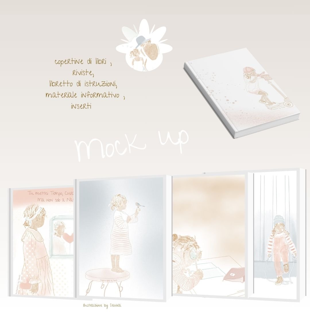 Image of Mock up con i disegni-ni  by Daniela - Dal Disegno  al Prodotto Finito 
