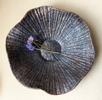 Image 6 of Charming Wavy Paper Mache Bowl in Shades of Bronze
