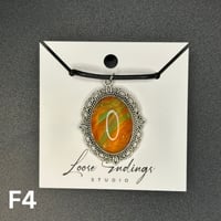 Image 4 of Painted Filigree Cabochon Pendants