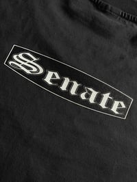 Image 2 of Senate "Halo" Midweight T-shirt - BLACK