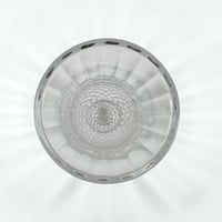 Image 8 of Vase sur pied vintage en cristal d'Arques motif pointes de diamant – Années 60 - 70