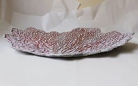Image 5 of Large Coral Shaped Paper Mache Platter | Eco Coastal Decor