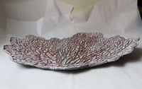 Image 6 of Large Coral Shaped Paper Mache Platter | Eco Coastal Decor