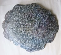 Image 7 of Large Coral Shaped Paper Mache Platter | Eco Coastal Decor