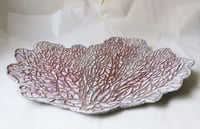 Image 8 of Large Coral Shaped Paper Mache Platter | Eco Coastal Decor