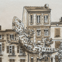 Image 2 of The Gecko in Toulouse (Original work)