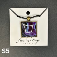 Image 5 of Painted Square Cabochon Pendants