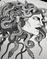 Image 3 of Art Print "Head of Medusa II"