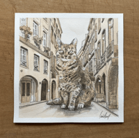 Image 1 of The Cat in Toulouse (Œuvre originale)