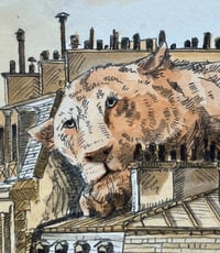 Image 3 of The Lioness in Paris (Original work)