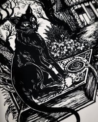 Image 3 of Art Print "Binx - the Black Cat"
