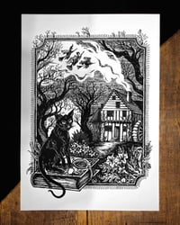 Image 1 of Art Print "Binx - the Black Cat"