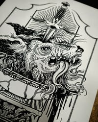 Image 5 of Art Print "Homo Homini Lupus"