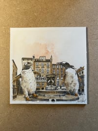 Image 2 of The Penguins and Trinity Square (Original work)