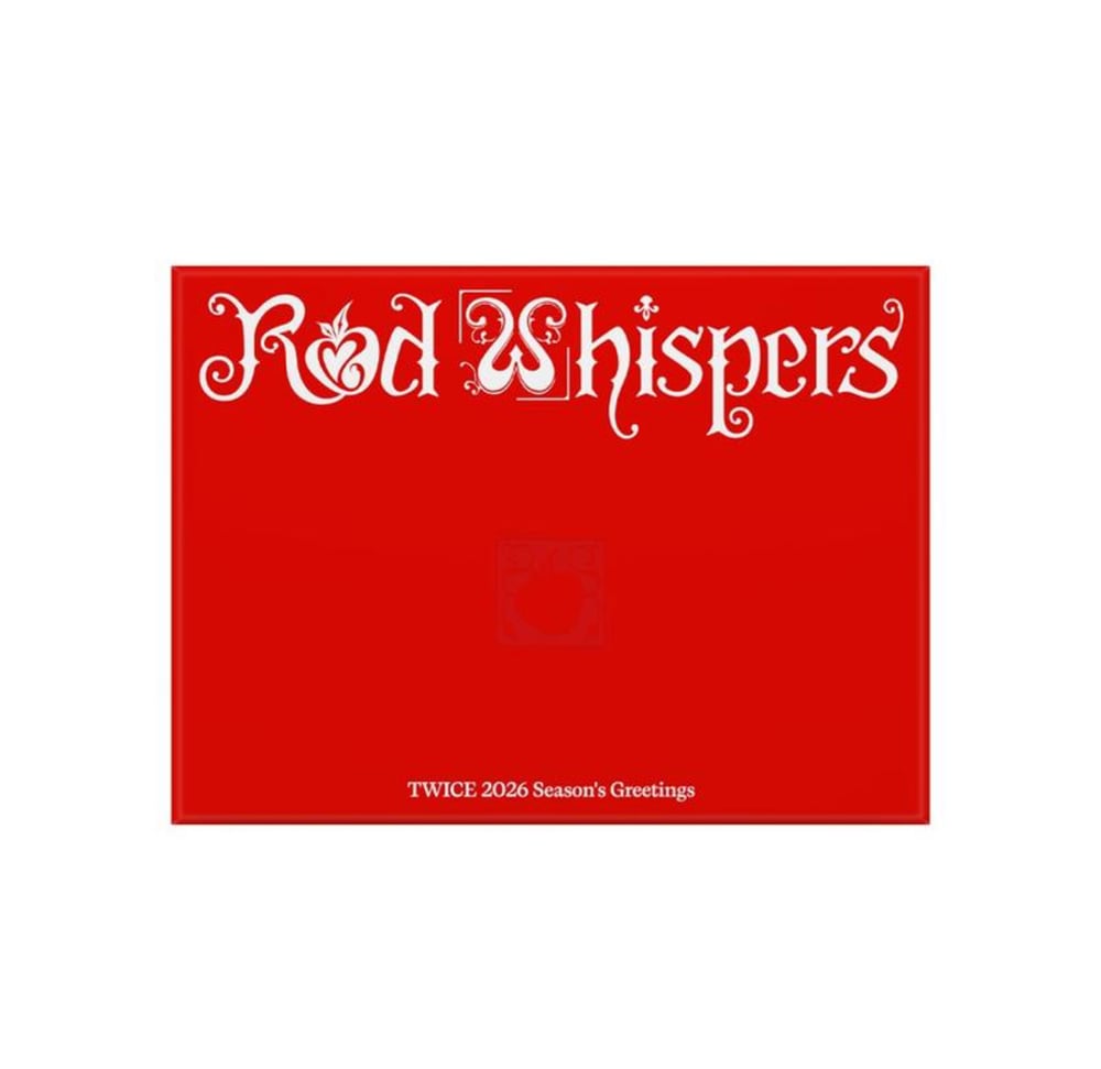Image of [PRE-ORDER] Twice 2026 Season’s Greetings ‘RED WHISPERS’ + Aladin POBs