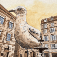 Image 2 of The Seagull and Trinity Square (Original work)