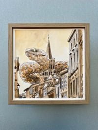 Image 1 of The Serpent and the Basilica of Saint-Sernin (Original work)