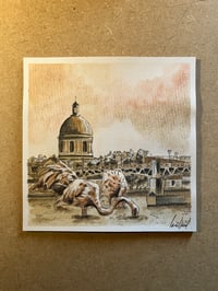Image 1 of Flamingos in the Garonne River (Original work)