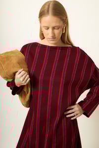 Image 3 of ABITO AZZURRA RIGHE VINO