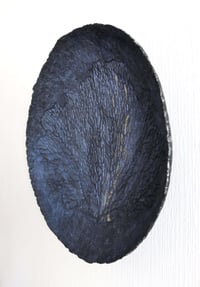 Image 6 of Large Paper Mache Wall Plate with Coral Texture | Handmade Ocean-Inspired Wall Art