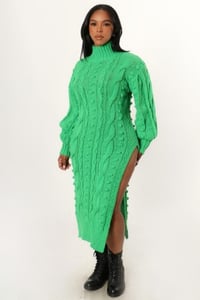 Image 3 of Cable Knit DIVA Sweater (More Colors)